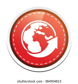 earth planet  arrow