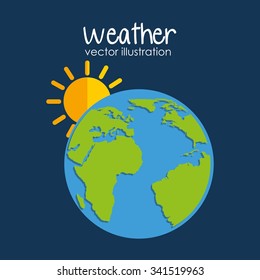 earth planet climate design, vector illustration eps10 graphic 