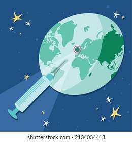 earth planet and covid19 vaccine