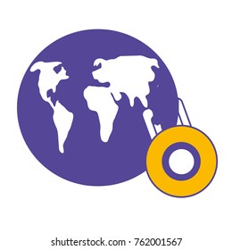 earth planet design concept