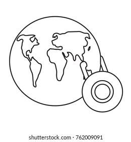 earth planet design concept