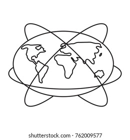 earth planet design concept