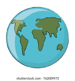 earth planet design concept