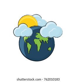 earth planet design concept