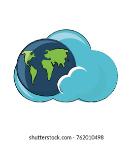 earth planet design concept