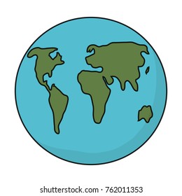 earth planet design concept