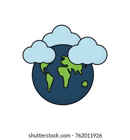 earth planet design concept