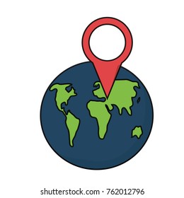 earth planet design concept