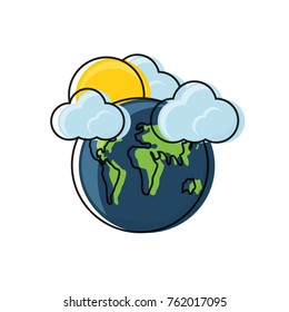 earth planet design concept