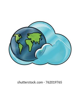 earth planet design concept