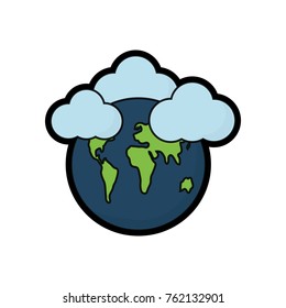earth planet design concept