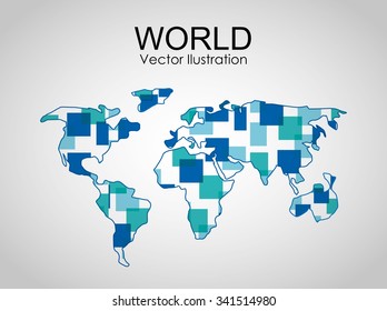 earth planet design, vector illustration eps10 graphic 