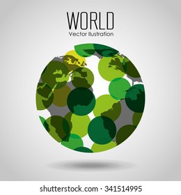 earth planet design, vector illustration eps10 graphic 