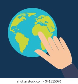 earth planet design, vector illustration eps10 graphic 