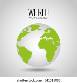 earth planet design, vector illustration eps10 graphic 