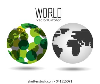 earth planet design, vector illustration eps10 graphic 