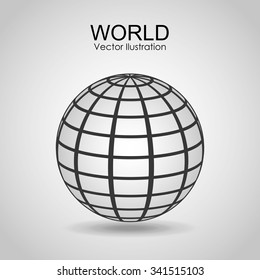 earth planet design, vector illustration eps10 graphic 