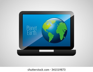 earth planet design, vector illustration eps10 graphic 