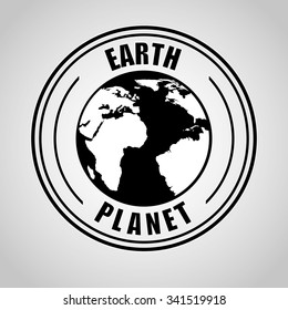 earth planet design, vector illustration eps10 graphic 