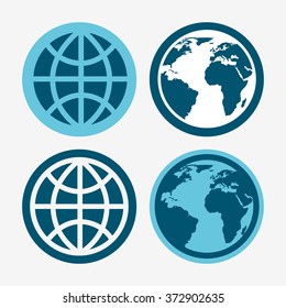 earth planet design, vector illustration eps10 graphic 