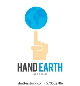 EARTH PLANET GLOBAL LOGO ICON SYMBOL
