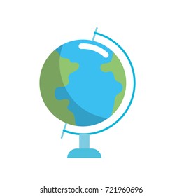 earth planet global map of desk