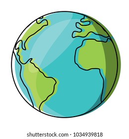 earth planet icon 