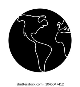 Earth planet icon