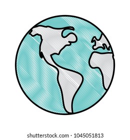 Earth planet icon