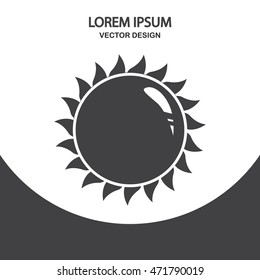 Earth planet icon on the background