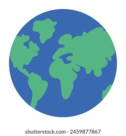 Ilustración vectorial de iconos de Earth Planet