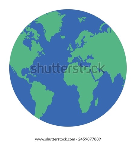Earth planet icon Vector illustration