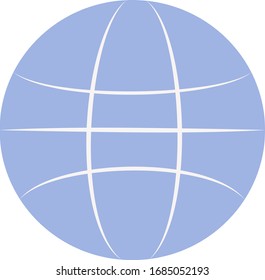 Vektorillustration des Erdenplaneten für das Web
