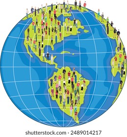 The earth planet image illustration