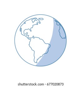earth planet isolated