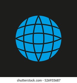 earth, planet earth, logo, vector icon, eps10