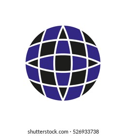 earth, planet earth, logo, vector icon, eps10