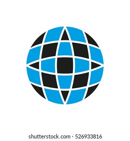 earth, planet earth, logo, vector icon, eps10