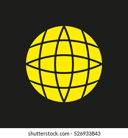 earth, planet earth, logo, vector icon, eps10