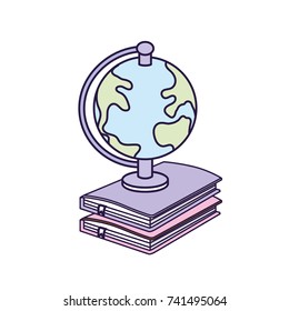 earth planet map desk in notebooks