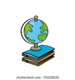 earth planet map desk in notebooks