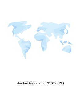 earth planet map icon