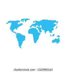 earth planet map icon