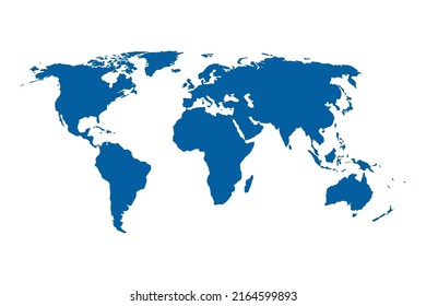 earth planet map silhouette icon