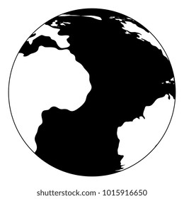 earth planet school icon vector illustration design