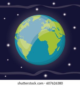 earth planet solar system space