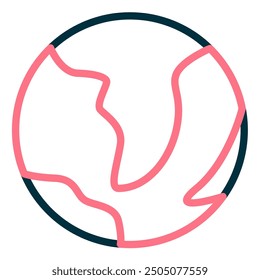 Earth Planet for Space Icon