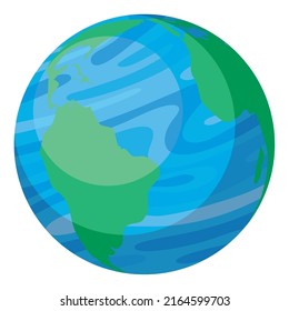 icono del espacio ultraterrestre en el planeta Tierra