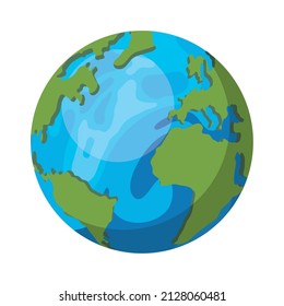 earth planet universe isolated icon