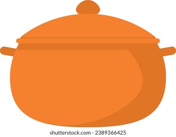 Earth pot vector. wallpaper. free space for text. Earth pot on white background.